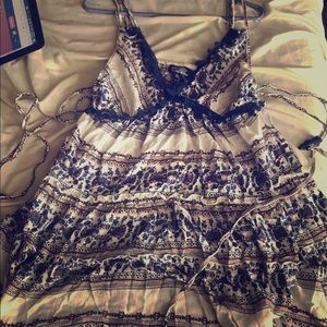 Patterned boho dress